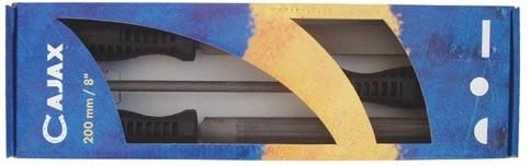 Jeu de limes 250 mm, 3 pièces, taille croisée