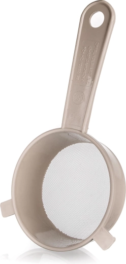 Tamis Praktis 9 cm avec poignée, plastique couleur latte