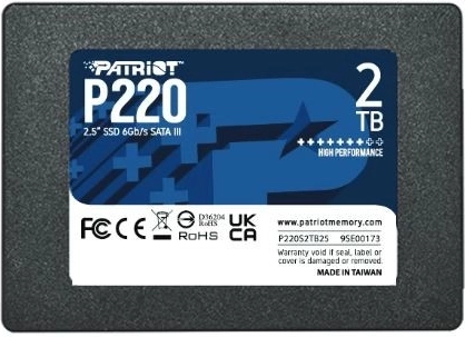 SSD Patriot P220 2 To 2,5" SATA III