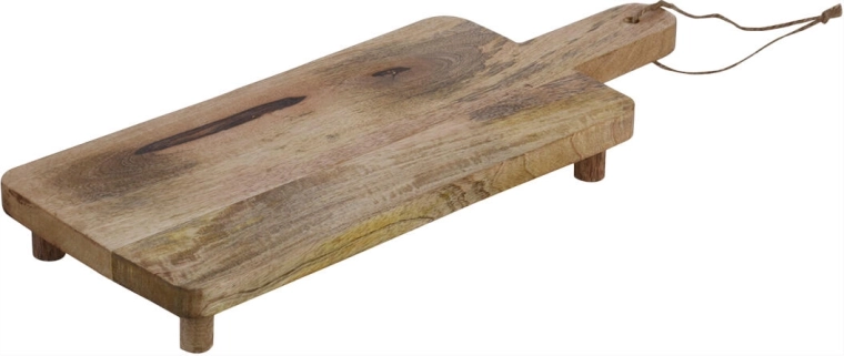 Planche de service en bois de manguier 50 × 19 × 6 cm