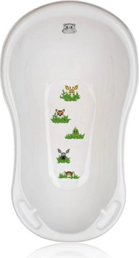Baignoire pour bébé 84 cm JUNGLE – blanche