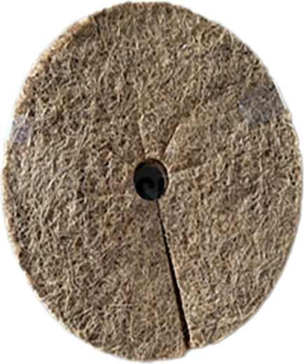 Protection végétale en coco diamètre 25 cm, hauteur 1 cm (3 pcs)