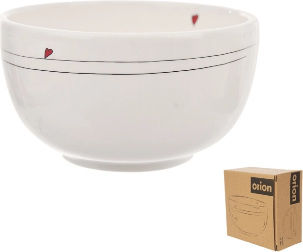 Bol en céramique Cœurs 12 cm