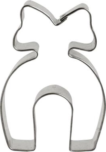 Emporte-pièce fer à cheval avec nœud 6 cm