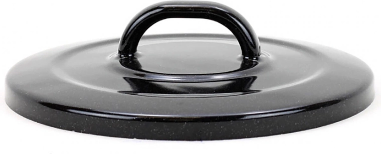 Couvercle BELIS Standard 20 cm – émaillé noir moucheté blanc