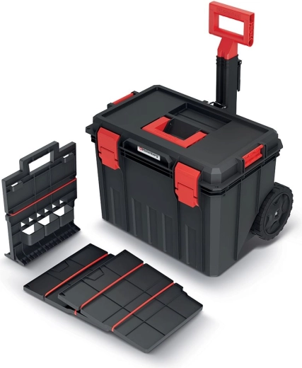 Coffre à outils à roulettes MODULAR SOLUTION 530 × 355 × 390 mm, noir