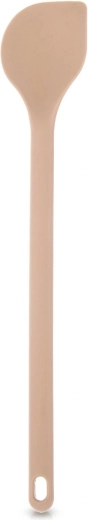 Cuillère de cuisine en silicone beige 28 cm