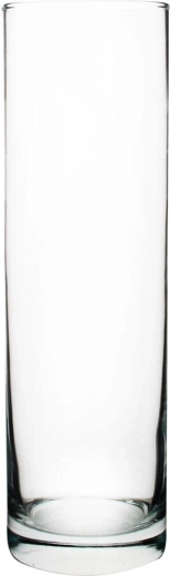 Vase en verre Flora 26 cm, transparent