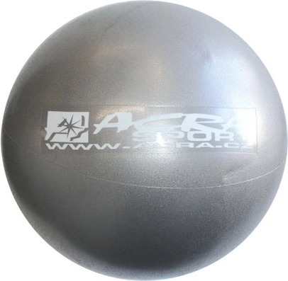 Ballon overball Acra 30 cm argent métallisé