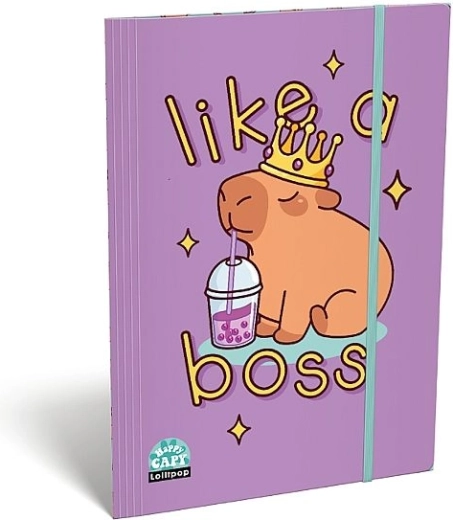 Chemise à rabats A5 LizzyCard capybara