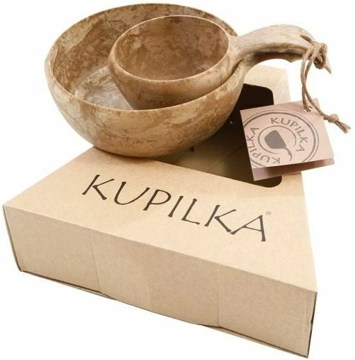 Ensemble Kupilka bol 550 ml et tasse 210 ml marron coffret cadeau