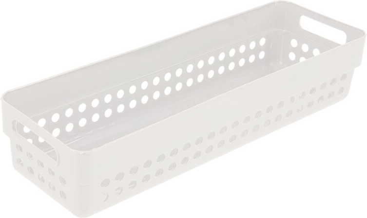 Panier Terra blanc – organiseur en plastique