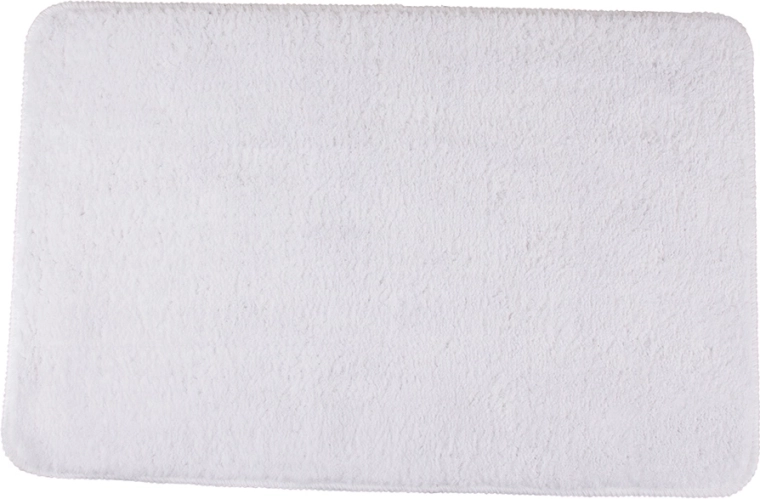 Tapis de bain blanc 45 × 70 cm