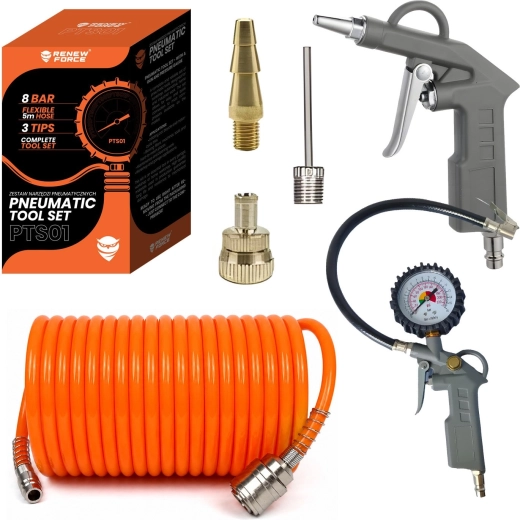 Kit d’outillage pneumatique Renew Force 6 en 1 pour compresseur