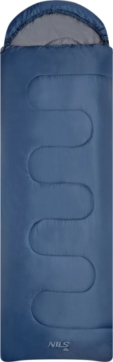Sac de couchage couverture allongé NILS Camp bleu-gris