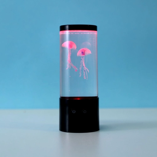Lampe LED avec méduses flottantes – petite