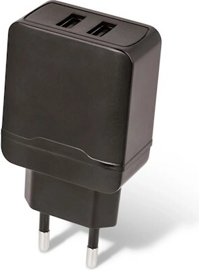 Maxlife chargeur secteur 2× USB Fast Charge 2,4 A, noir
