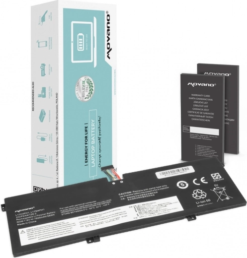 Batterie Movano pour Lenovo Yoga C930-13IKB (L17C4PH1) 7600 mAh / 58 Wh