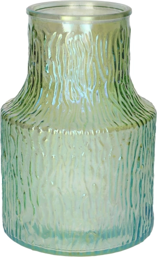 Vase Polina vert nacré 19,8 cm