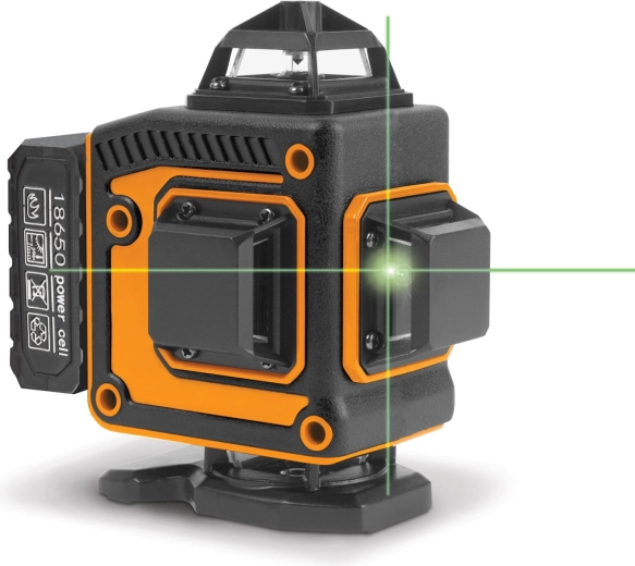 Laser à lignes croisées Handy 3D/360° avec faisceau vert et accessoires