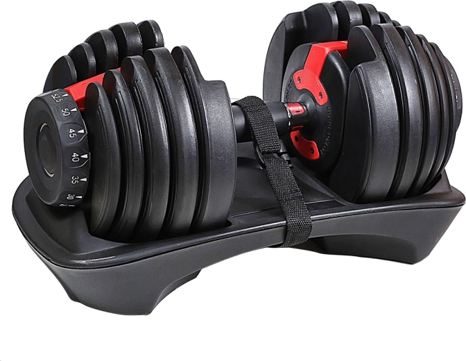 Haltère réglable à sélection rapide de charge 24 kg