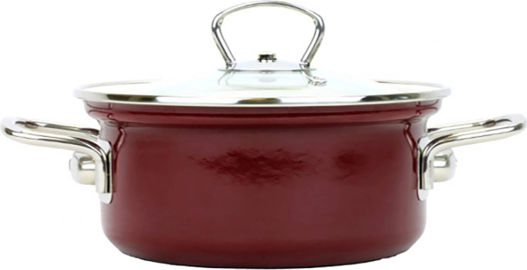 Casserole BELIS Eco-Ceramic 20 cm avec couvercle en verre, 2,8 l