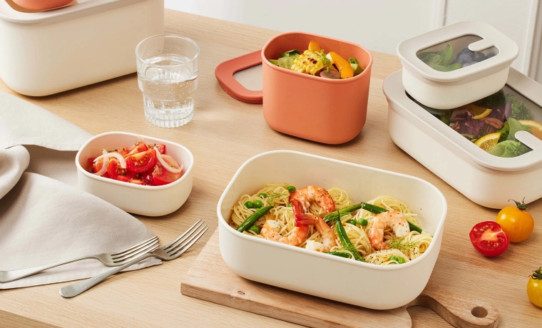 Boîtes alimentaires LocknLock Dual Nesting, lot de 3 pièces