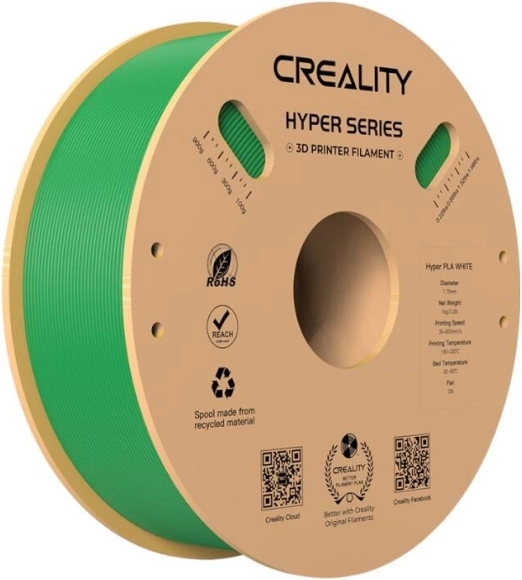 Filament CREALITY Hyper PLA vert 1,75 mm, 1 kg