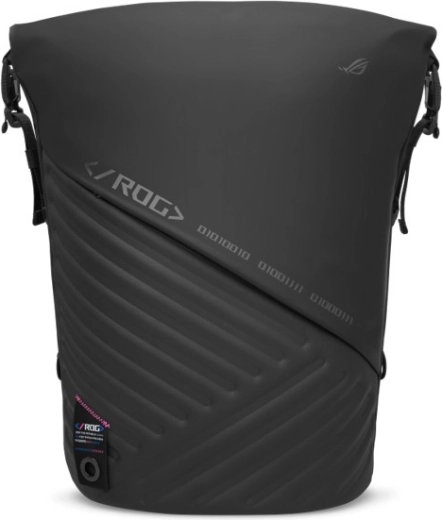 Sac à dos pour ordinateur portable ROG Slash 4.0, noir, roll-top