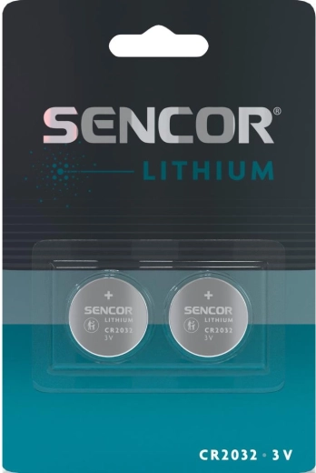 Pile bouton au lithium Sencor CR2032 3 V, 2 pièces
