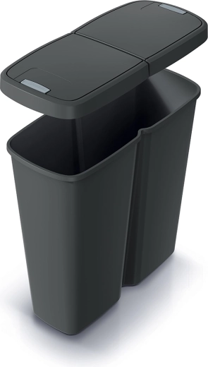 Prosperplast Compacta Q Duo poubelle 50 l pour le tri des déchets