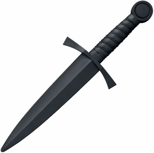 Dague d’entraînement médiévale Cold Steel en Santoprène 25,4 cm noire