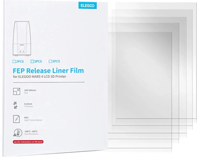 Film FEP Elegoo pour Mars 5 (5 pcs)