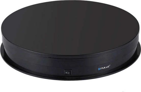 Plateau tournant électrique Puluz avec écran 30 cm USB noir