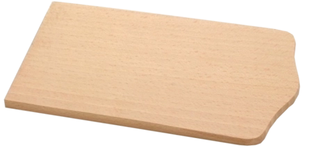 Petite planche de petit-déjeuner en bois de hêtre 21 × 10 cm