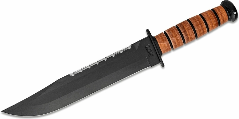 KA-BAR Big Brother – couteau de survie 24 cm avec poignée en cuir et étui