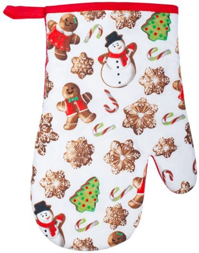 Gant de cuisine de Noël Pain d’épices 19 × 27 cm