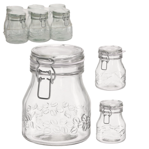 Bocal Comfort 790 ml avec fermeture à étrier