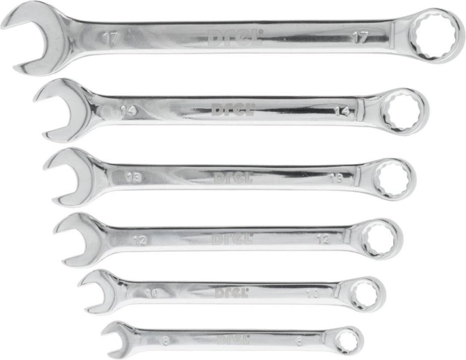 Jeu de clés mixtes 8–17 mm, 6 pièces