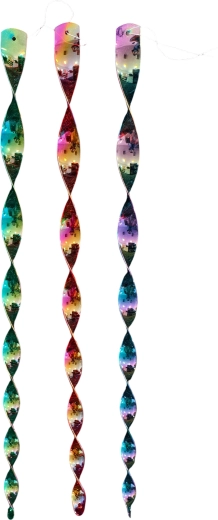 Effaroucheur d’oiseaux suspendu réfléchissant – set spirale 3 pcs