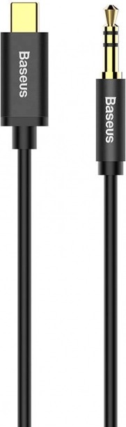 Câble audio Baseus USB-C vers jack 3,5 mm noir 1,2 m