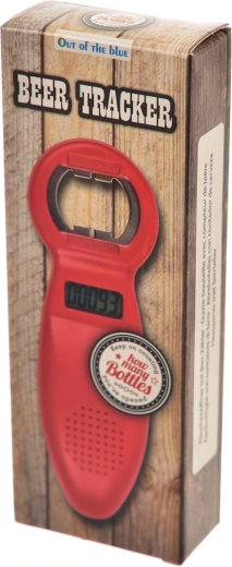 Décapsuleur avec compteur, rouge