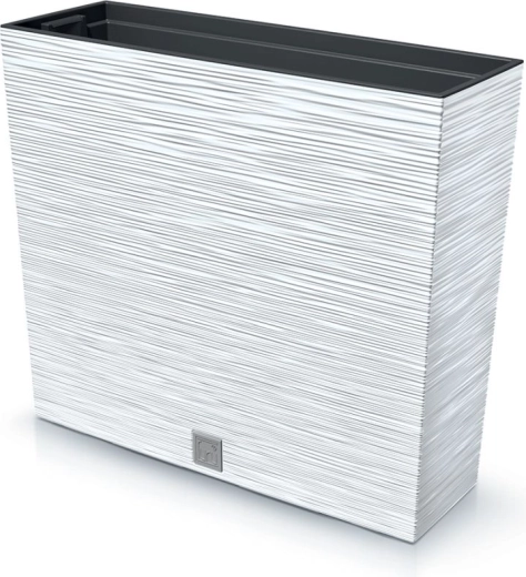 jardinière avec insert FURU CASE T 58 cm blanc