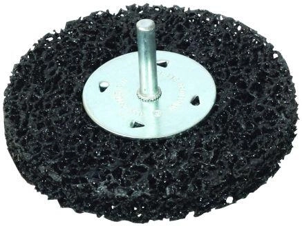 Brosse abrasive en nylon sur tige 100 mm