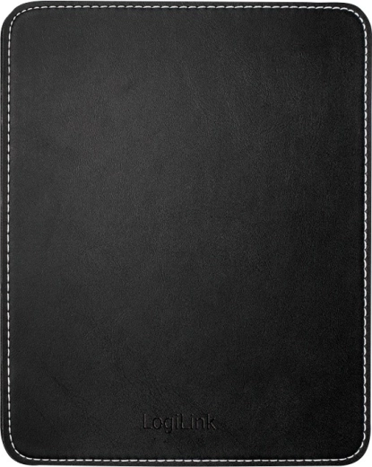 Tapis de souris en cuir éco noir LOGILINK