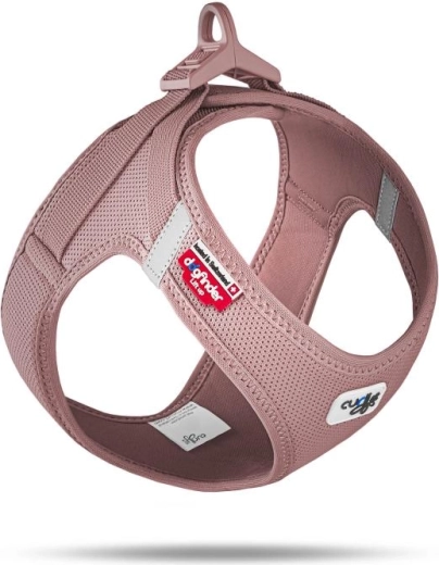 Harnais Curli Air-Mesh pour chiens avec boucle rose, taille L (8–13 kg)