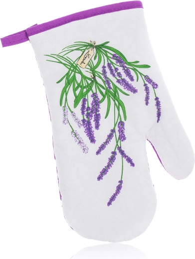 Gant de cuisine Lavender avec aimant 27 × 17 cm, coton
