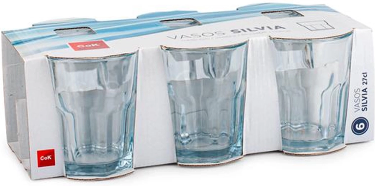 Verres Silvia 240 ml, lot de 6 pièces