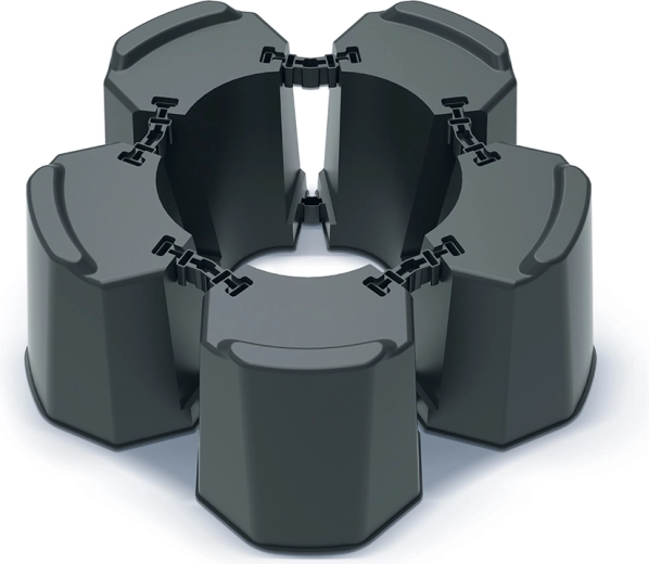 Support modulaire pour tonneau d’eau de pluie, anthracite