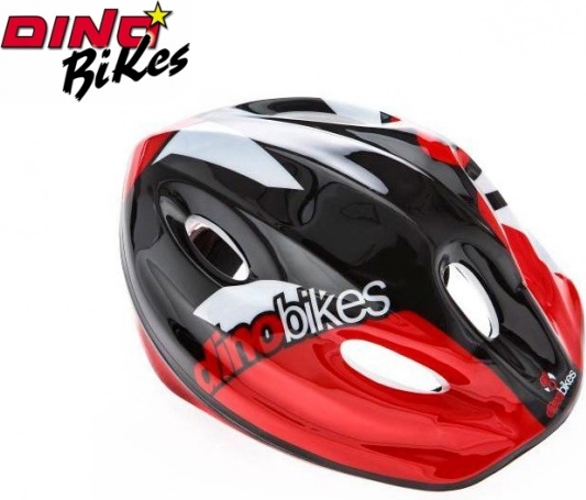 Casque de vélo pour enfants rouge Dino Bikes